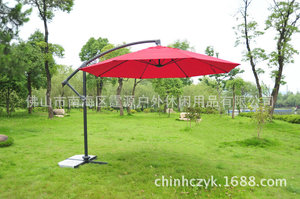 厂家生产 庭院式单边伞 侧立型单边伞/2.7米铁香蕉伞